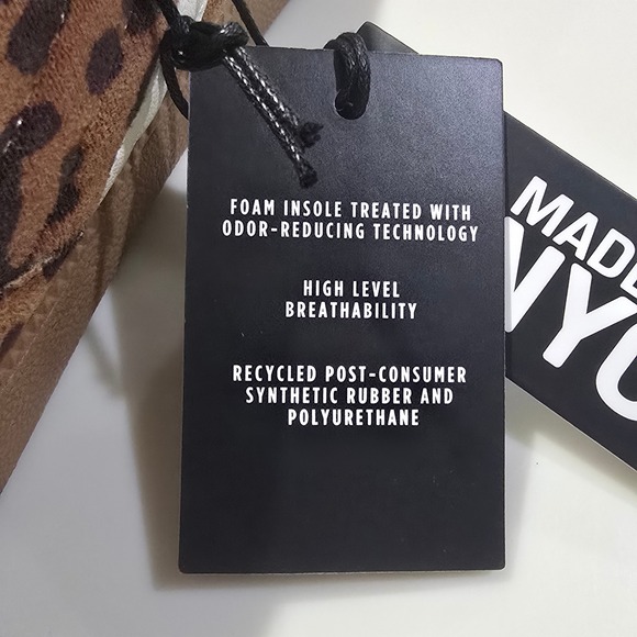 Madden NYC NIB Women Leopard Print FLDVR Sneaker Fold Over Tongue Brown Size 6 - Picture 5 of 8